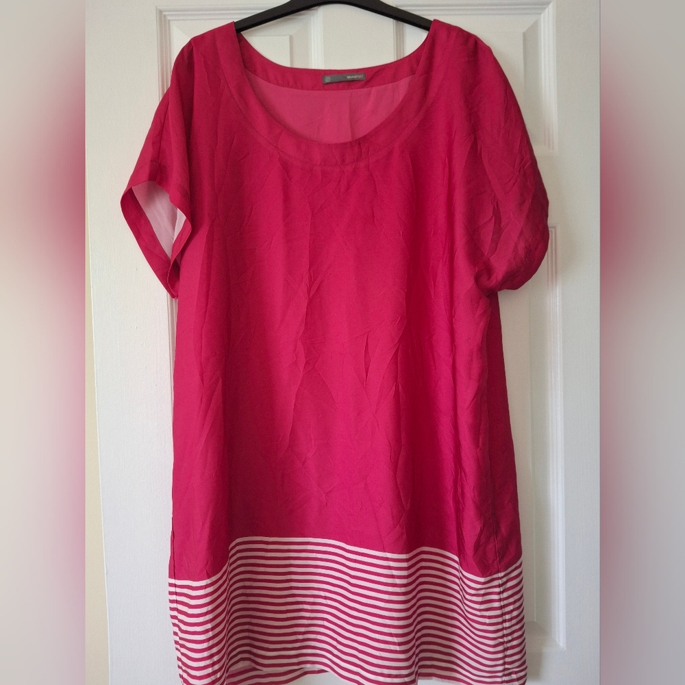 Smart Set Fuchsia Blouse/Tunic